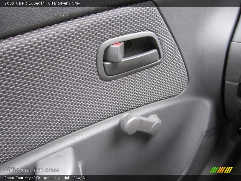 Clear Silver / Gray 2009 Kia Rio LX Sedan