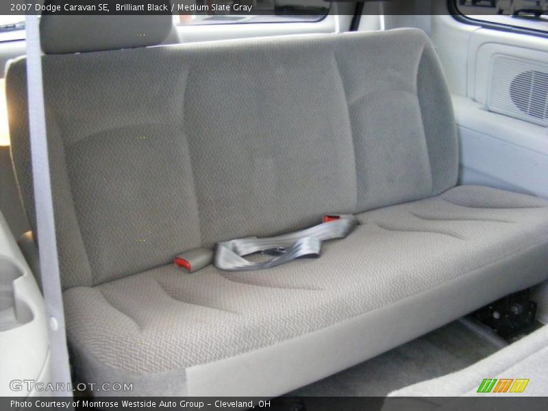 Brilliant Black / Medium Slate Gray 2007 Dodge Caravan SE