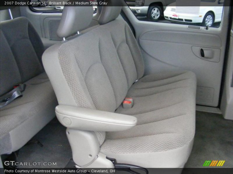 Brilliant Black / Medium Slate Gray 2007 Dodge Caravan SE