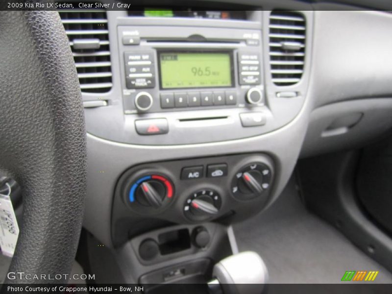 Clear Silver / Gray 2009 Kia Rio LX Sedan