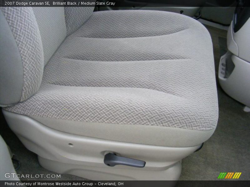 Brilliant Black / Medium Slate Gray 2007 Dodge Caravan SE