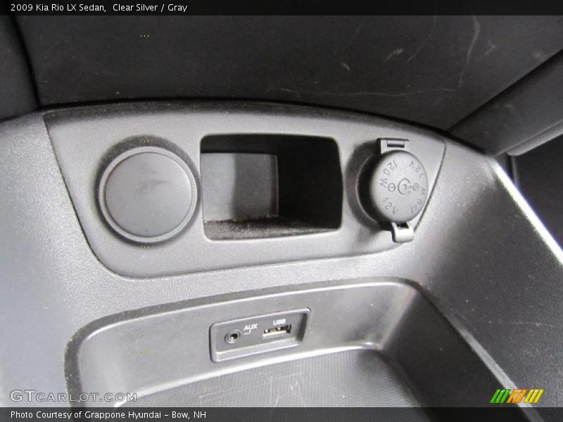 Clear Silver / Gray 2009 Kia Rio LX Sedan