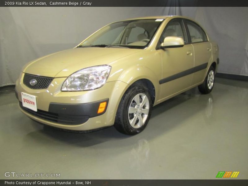 Cashmere Beige / Gray 2009 Kia Rio LX Sedan