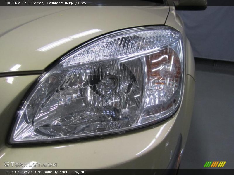 Cashmere Beige / Gray 2009 Kia Rio LX Sedan