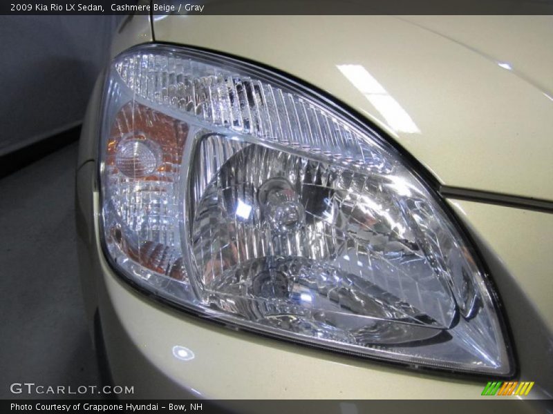Cashmere Beige / Gray 2009 Kia Rio LX Sedan