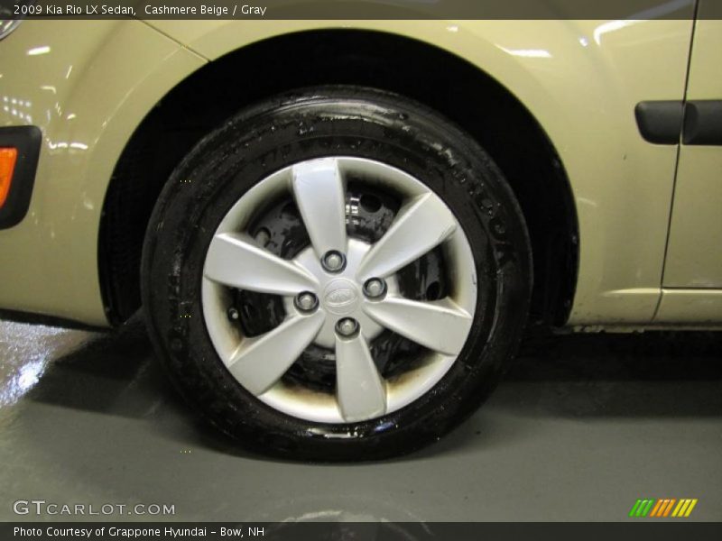 Cashmere Beige / Gray 2009 Kia Rio LX Sedan