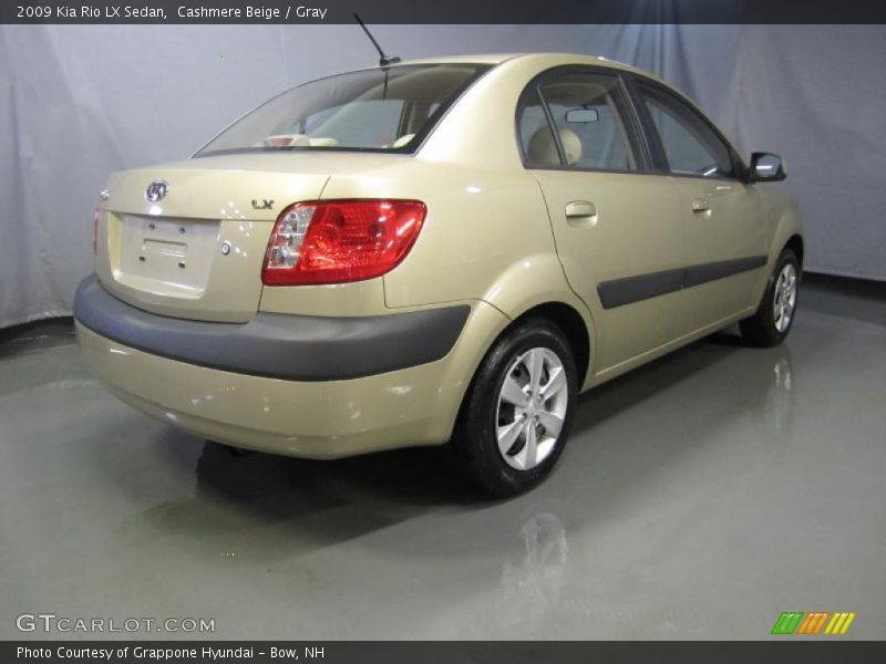 Cashmere Beige / Gray 2009 Kia Rio LX Sedan
