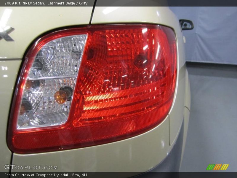 Cashmere Beige / Gray 2009 Kia Rio LX Sedan