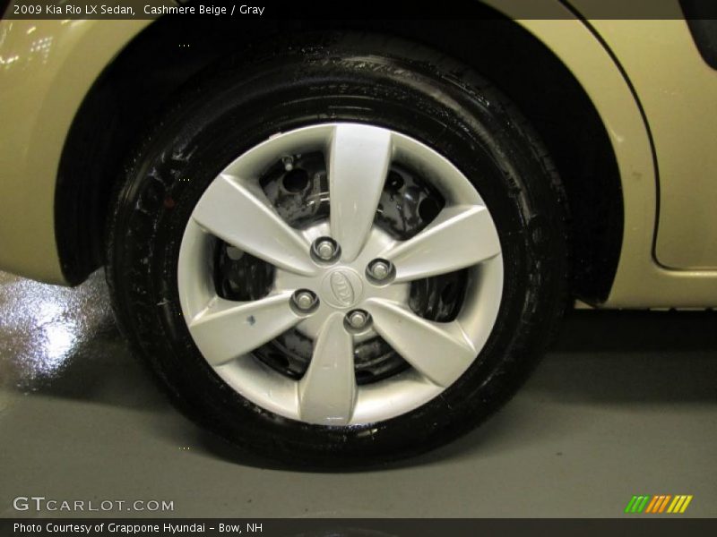 Cashmere Beige / Gray 2009 Kia Rio LX Sedan