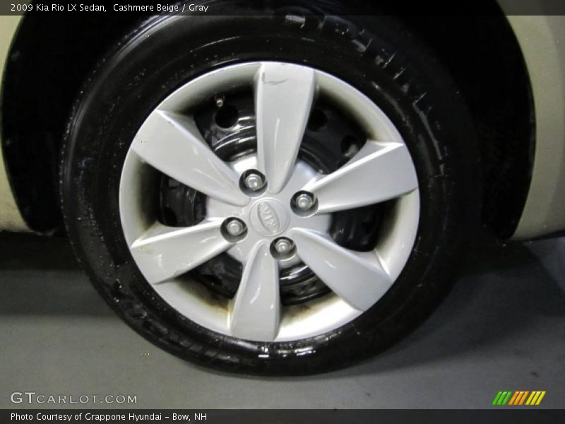 Cashmere Beige / Gray 2009 Kia Rio LX Sedan