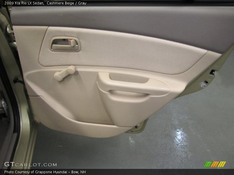 Cashmere Beige / Gray 2009 Kia Rio LX Sedan