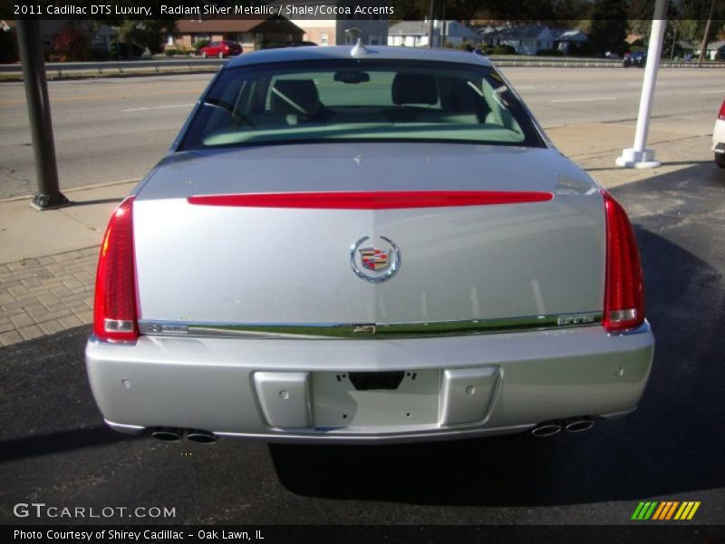 Radiant Silver Metallic / Shale/Cocoa Accents 2011 Cadillac DTS Luxury