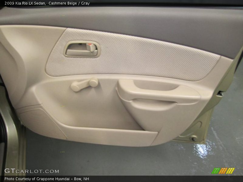 Cashmere Beige / Gray 2009 Kia Rio LX Sedan