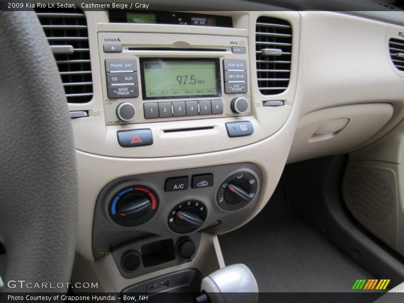 Cashmere Beige / Gray 2009 Kia Rio LX Sedan