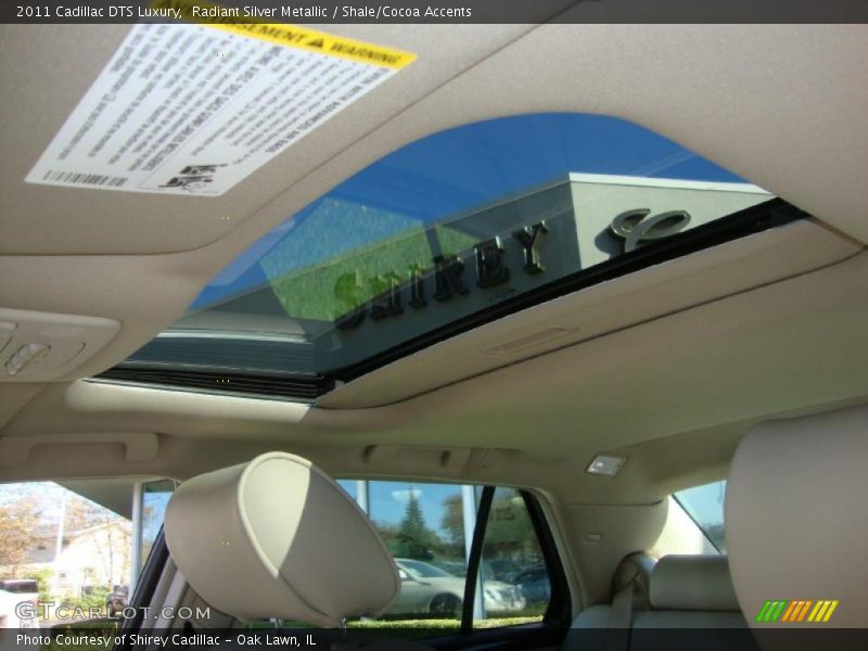 Radiant Silver Metallic / Shale/Cocoa Accents 2011 Cadillac DTS Luxury