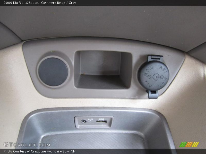 Cashmere Beige / Gray 2009 Kia Rio LX Sedan