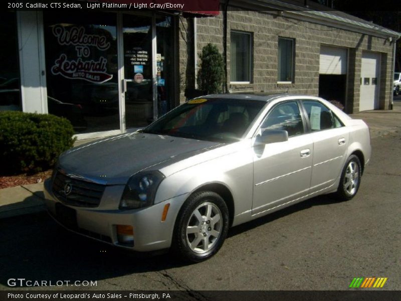 Light Platinum / Light Gray/Ebony 2005 Cadillac CTS Sedan