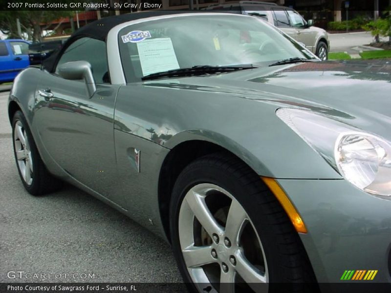 Sly Gray / Ebony 2007 Pontiac Solstice GXP Roadster