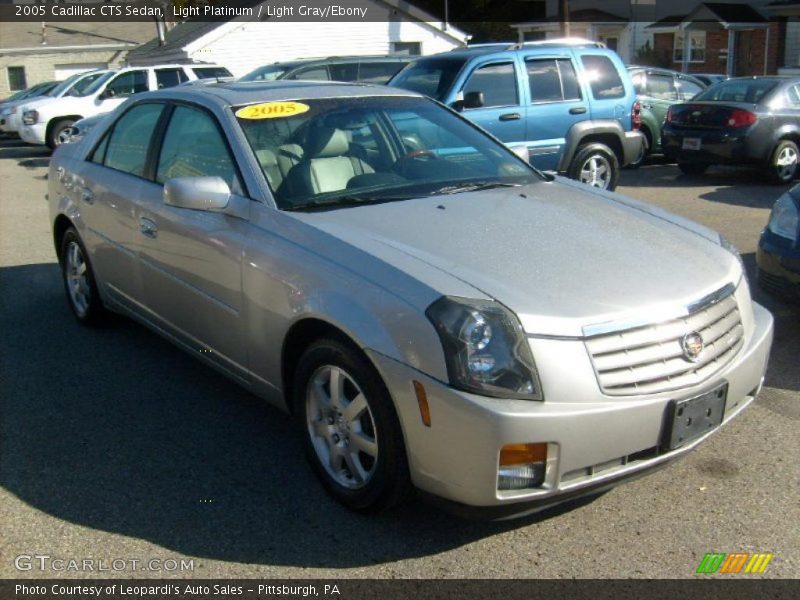 Light Platinum / Light Gray/Ebony 2005 Cadillac CTS Sedan