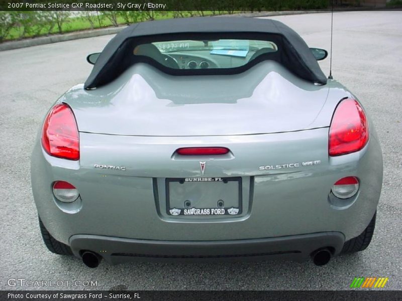 Sly Gray / Ebony 2007 Pontiac Solstice GXP Roadster