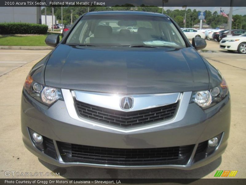 Polished Metal Metallic / Taupe 2010 Acura TSX Sedan