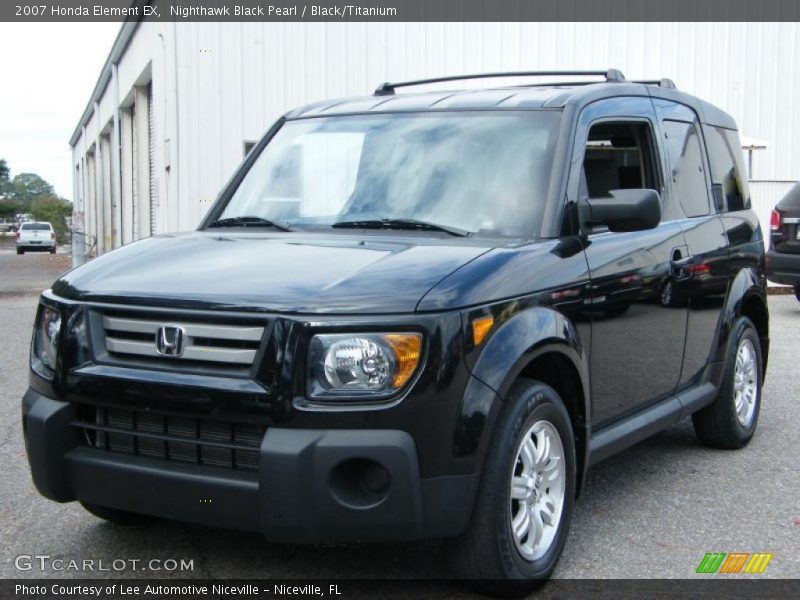 Nighthawk Black Pearl / Black/Titanium 2007 Honda Element EX