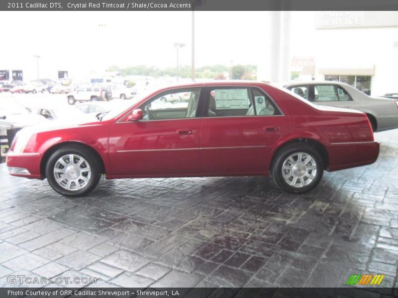 Crystal Red Tintcoat / Shale/Cocoa Accents 2011 Cadillac DTS