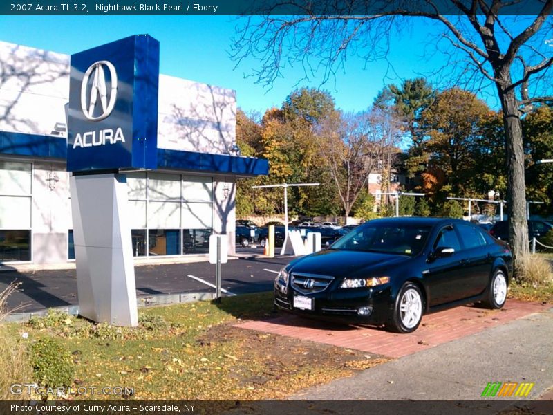 Nighthawk Black Pearl / Ebony 2007 Acura TL 3.2