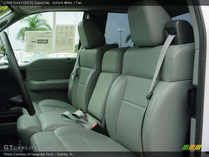 Oxford White / Tan 2008 Ford F150 XL SuperCab