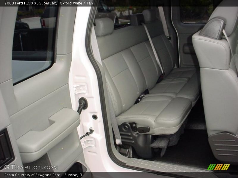 Oxford White / Tan 2008 Ford F150 XL SuperCab