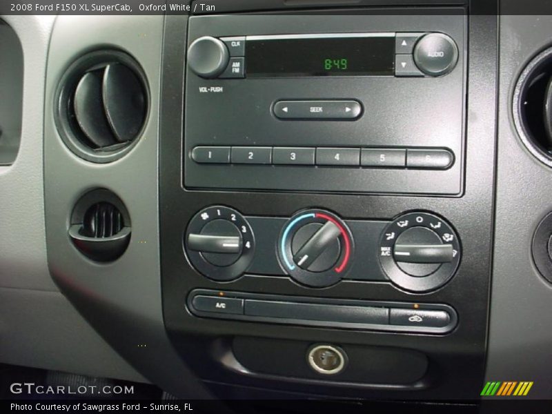 Oxford White / Tan 2008 Ford F150 XL SuperCab