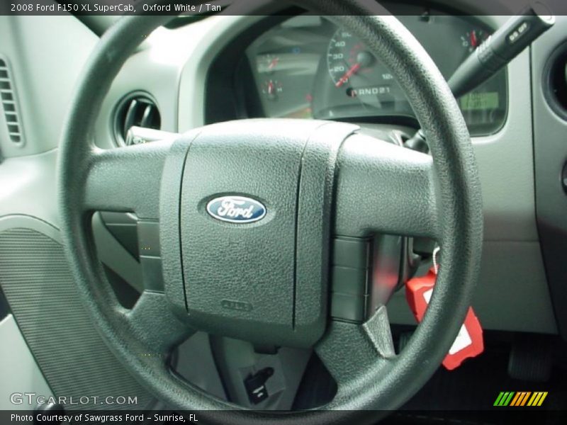 Oxford White / Tan 2008 Ford F150 XL SuperCab