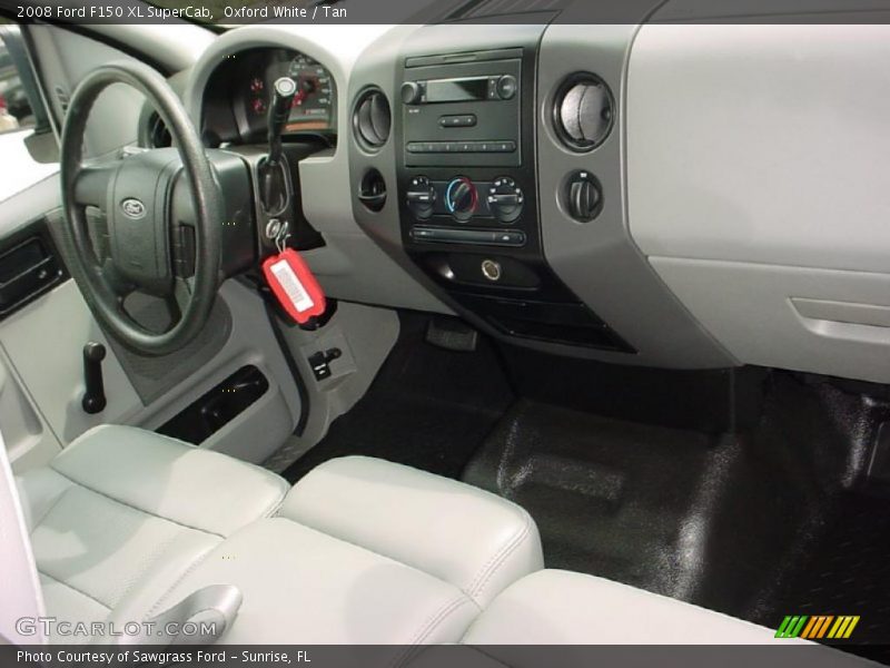 Oxford White / Tan 2008 Ford F150 XL SuperCab