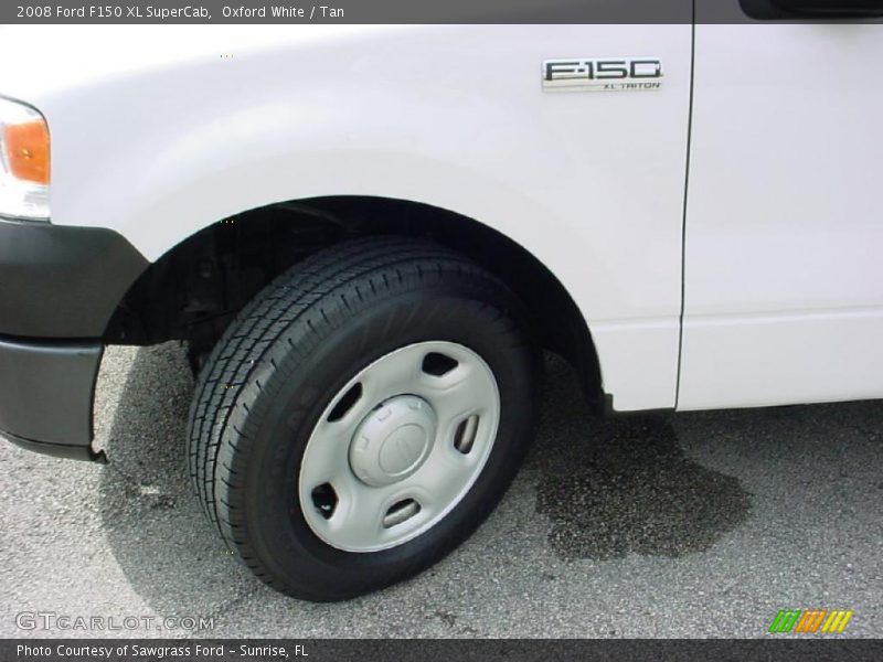Oxford White / Tan 2008 Ford F150 XL SuperCab