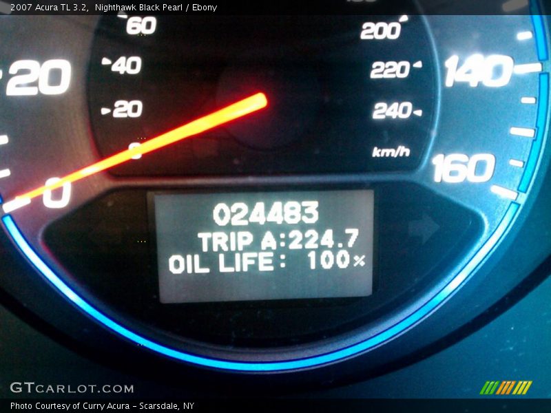 Nighthawk Black Pearl / Ebony 2007 Acura TL 3.2