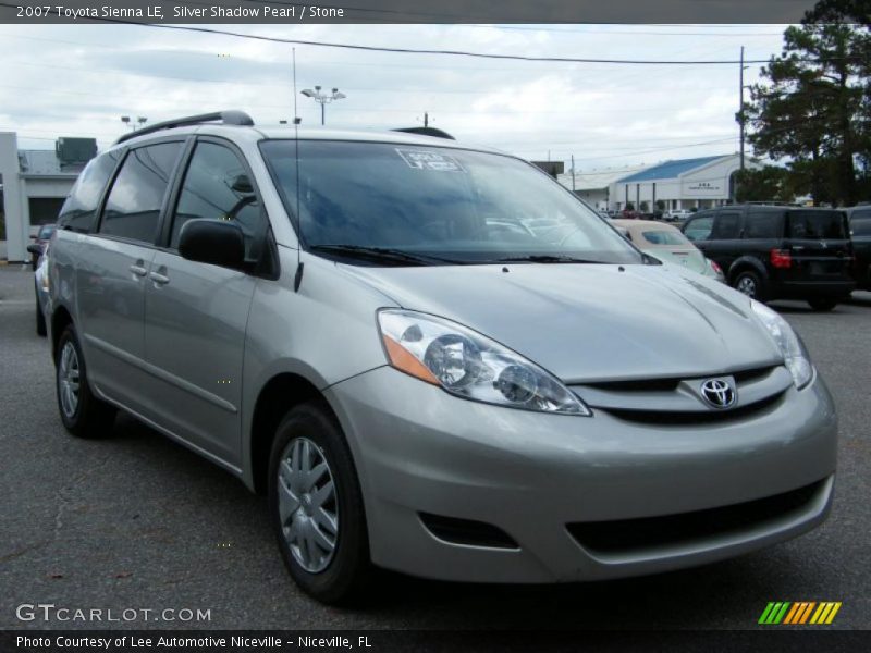 Silver Shadow Pearl / Stone 2007 Toyota Sienna LE