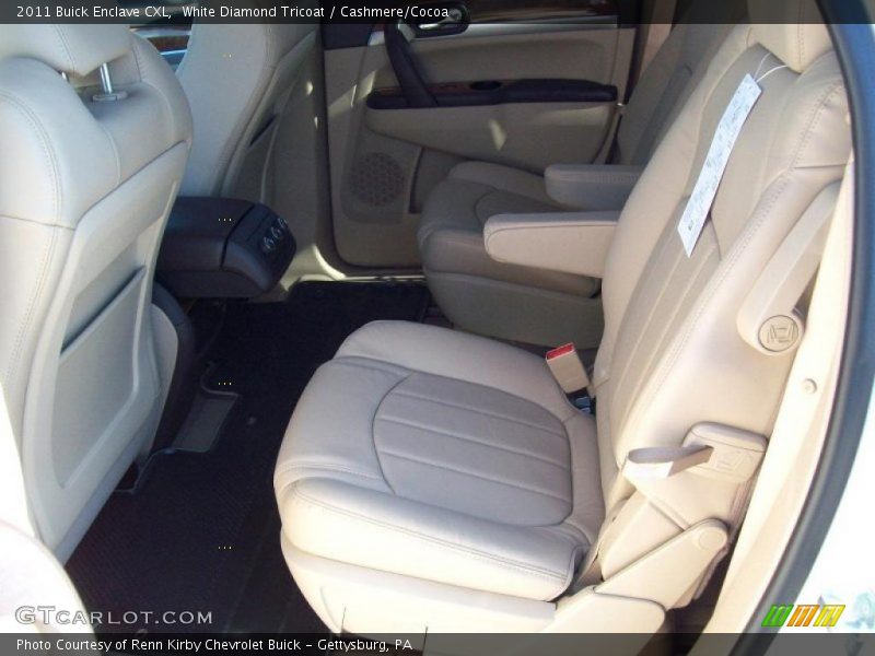 White Diamond Tricoat / Cashmere/Cocoa 2011 Buick Enclave CXL