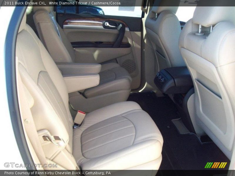 White Diamond Tricoat / Cashmere/Cocoa 2011 Buick Enclave CXL