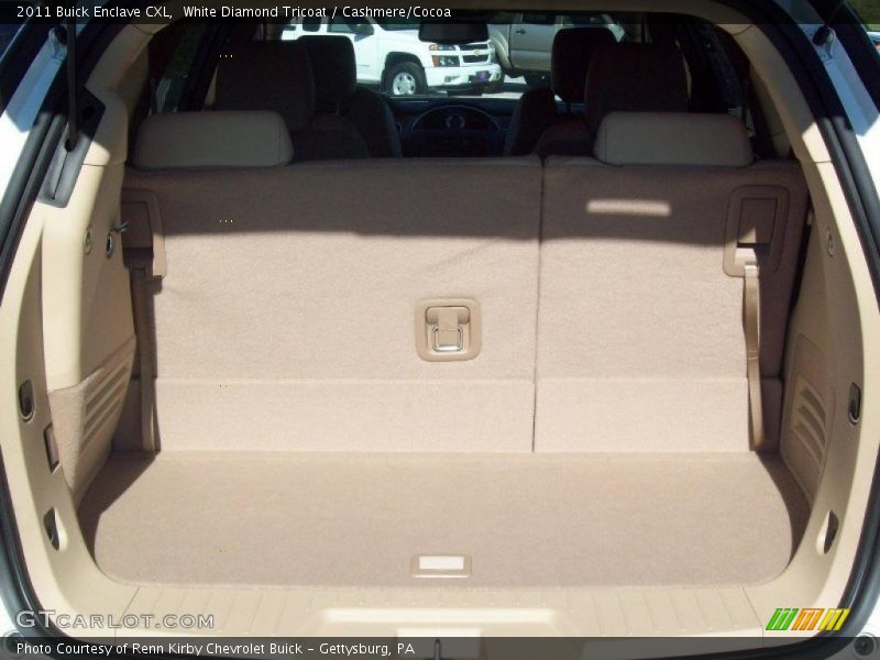 White Diamond Tricoat / Cashmere/Cocoa 2011 Buick Enclave CXL