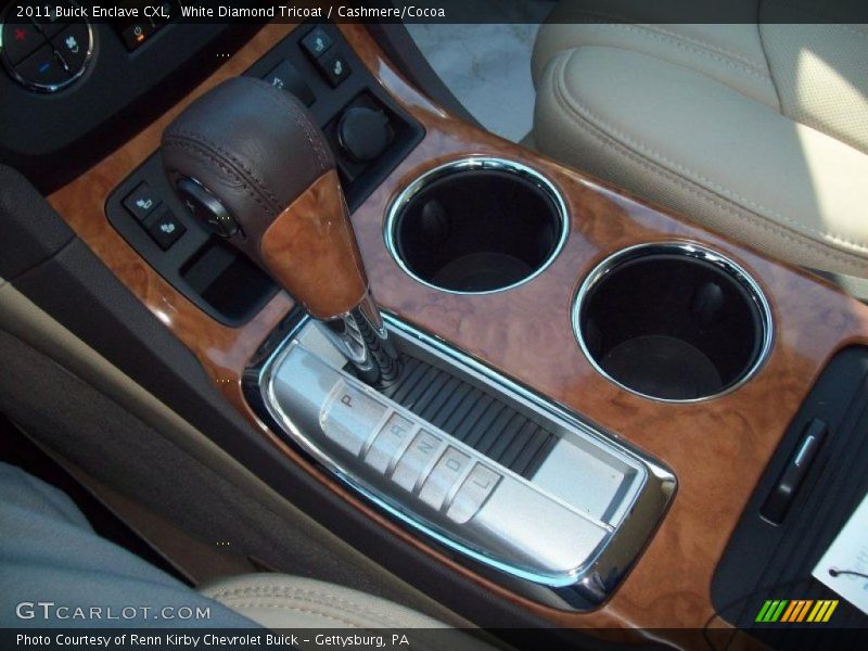 White Diamond Tricoat / Cashmere/Cocoa 2011 Buick Enclave CXL