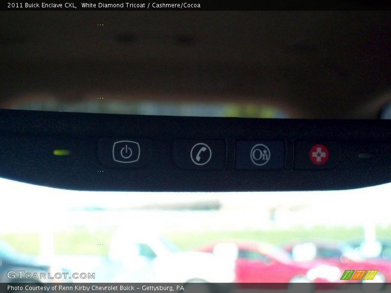 White Diamond Tricoat / Cashmere/Cocoa 2011 Buick Enclave CXL