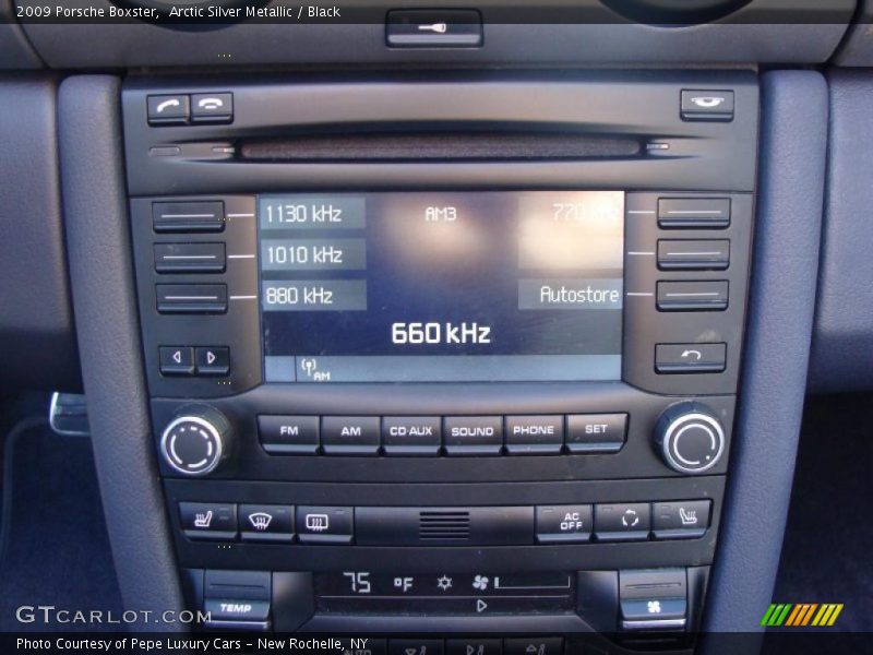 Controls of 2009 Boxster 