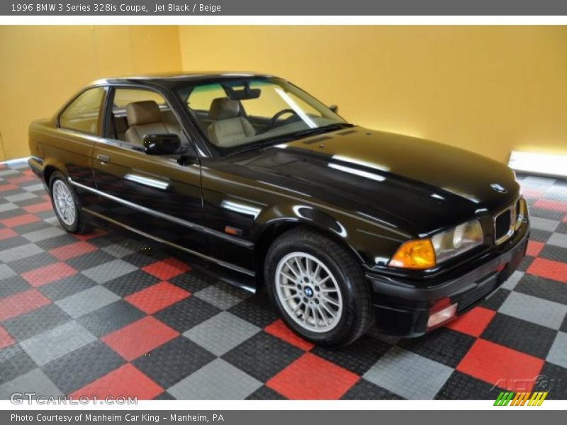 Jet Black / Beige 1996 BMW 3 Series 328is Coupe