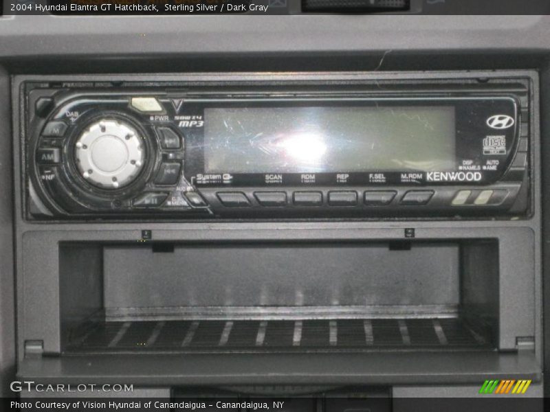 Sterling Silver / Dark Gray 2004 Hyundai Elantra GT Hatchback