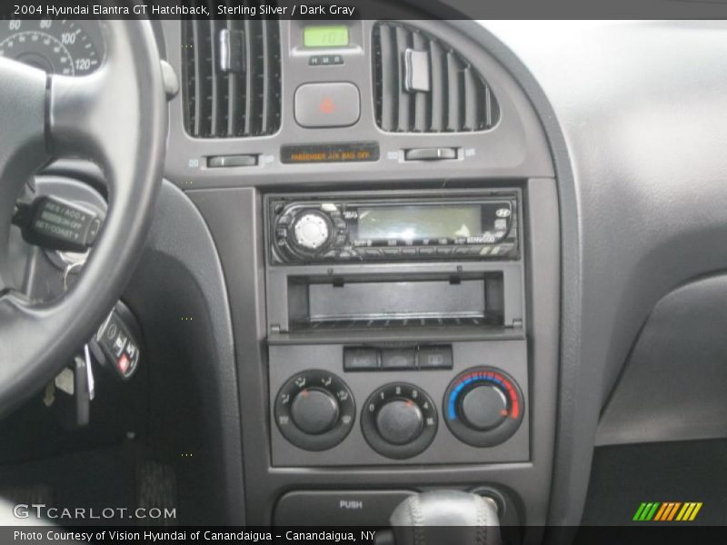 Sterling Silver / Dark Gray 2004 Hyundai Elantra GT Hatchback