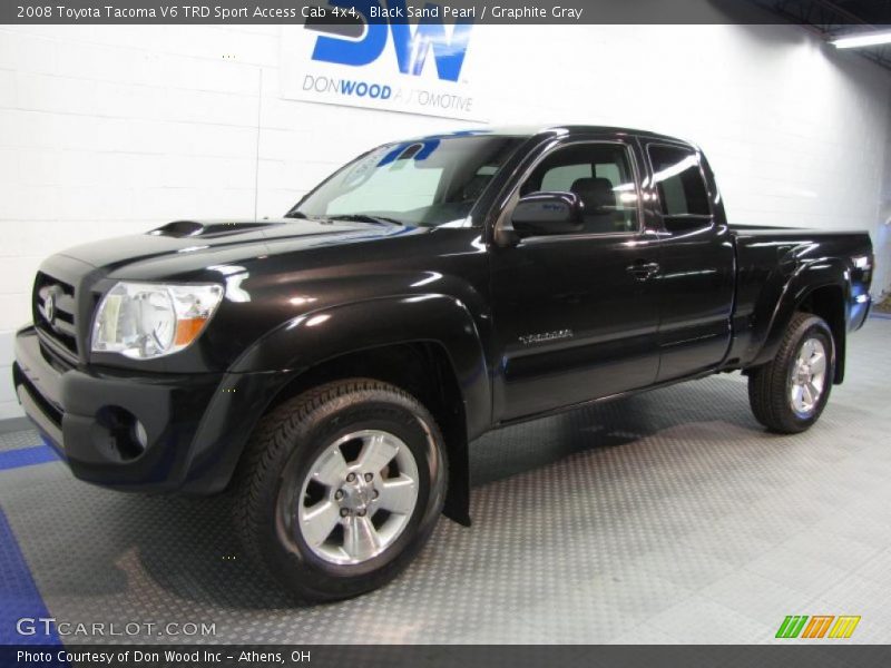  2008 Tacoma V6 TRD Sport Access Cab 4x4 Black Sand Pearl