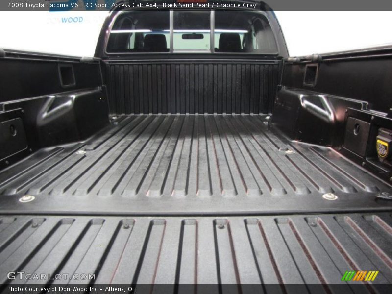 Black Sand Pearl / Graphite Gray 2008 Toyota Tacoma V6 TRD Sport Access Cab 4x4