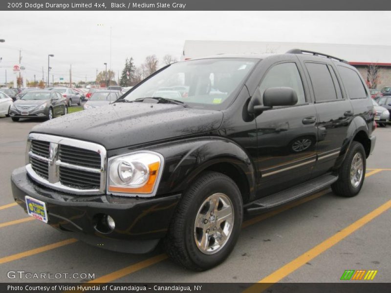 Black / Medium Slate Gray 2005 Dodge Durango Limited 4x4