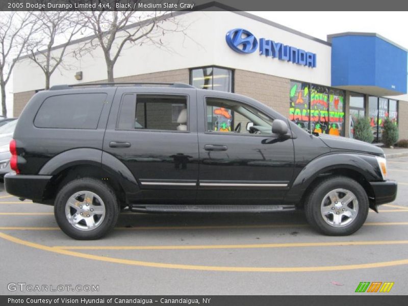 Black / Medium Slate Gray 2005 Dodge Durango Limited 4x4