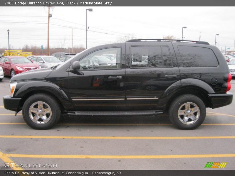 Black / Medium Slate Gray 2005 Dodge Durango Limited 4x4